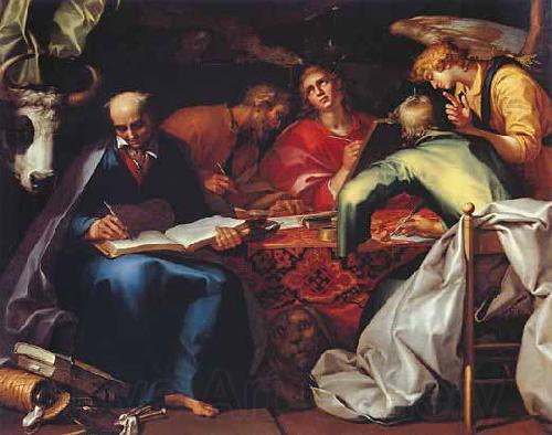 Abraham Bloemaert The Four Evangelists Spain oil painting art